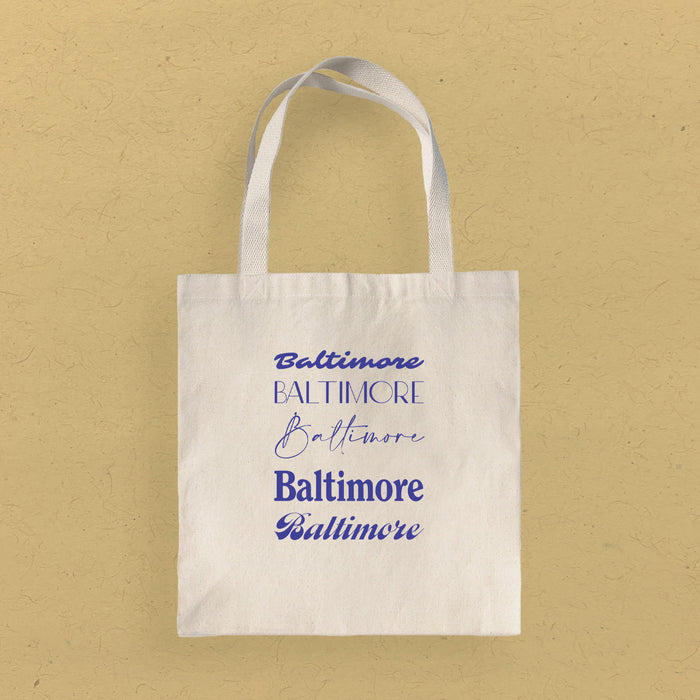 Mixed Fonts - Custom Canvas Tote Bag