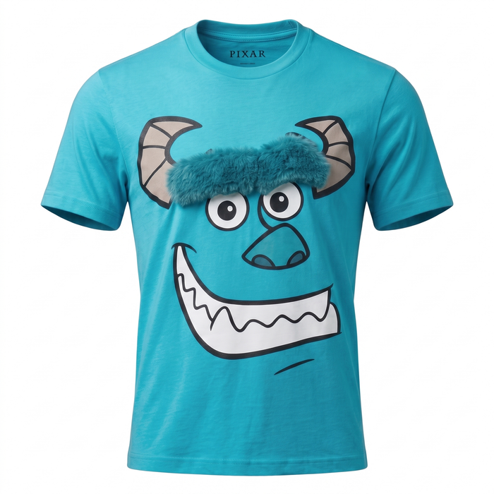 Monster Incorporated Sully's Face Adult Unisex Short Sleeve T-Shirt