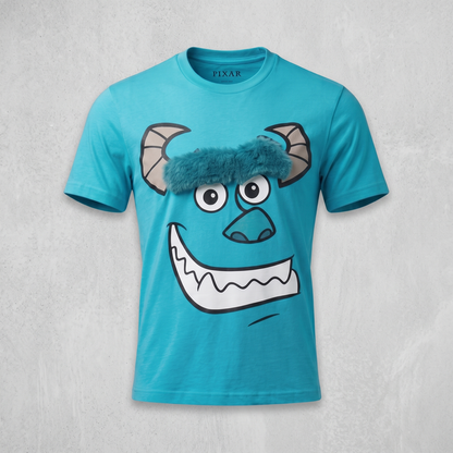 Monster Incorporated Sully's Face Adult Unisex Short Sleeve T-Shirt