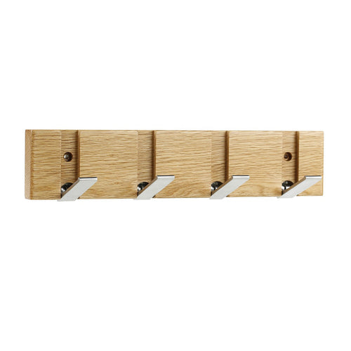 Mounted Coat Rack, Mclife Furniture 4-Hook Folding Walls Garment Hooks for Home Decoration Wall Hangings