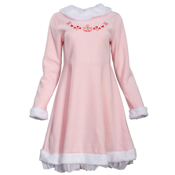 Mrs. Elf Pink Women's Deluxe Halloween Cosplay Costume Set - TVStoreOnline