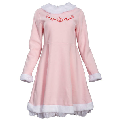 Mrs. Elf Pink Women's Deluxe Halloween Cosplay Costume Set - TVStoreOnline