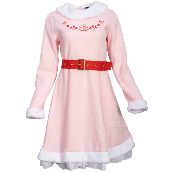Mrs. Elf Pink Women's Deluxe Halloween Cosplay Costume Set - TVStoreOnline
