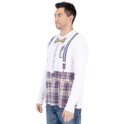Nerd Long Sleeve Men's Costume T-Shirt - TVStoreOnline