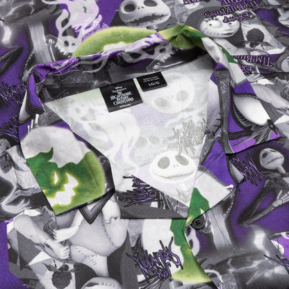 Nightmare Before Christmas Jack All Over Button Up Shirt - TVStoreOnline