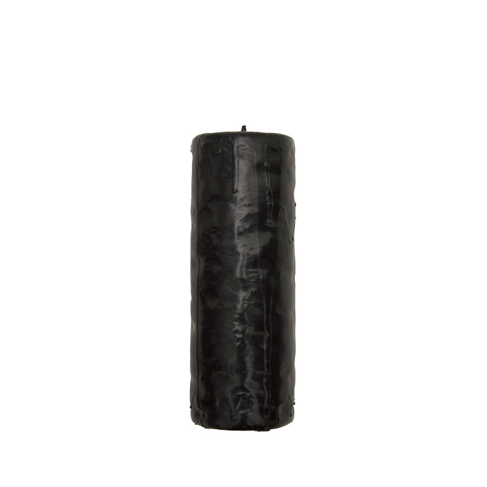 Oberflacht Klotz Round 1-Wick Low Candle in Black.