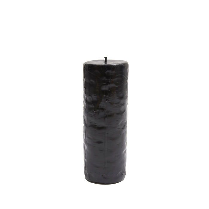 Oberflacht Klotz Round 1-Wick Low Candle in Black 2
