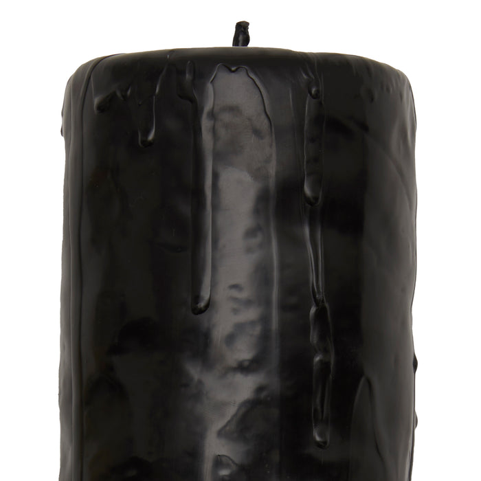 Oberflacht Klotz Round 1-Wick Low Candle in Black 4