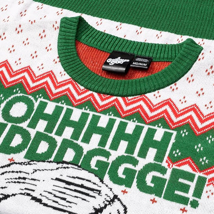Officially Licensed Christmas Story Ralphie Ohh Fuddggee Adult Knitted Ugly Christmas Sweater - TVStoreOnline