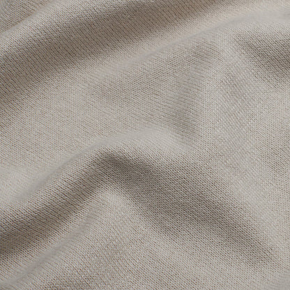 Open Collar Knitted Polo - Oatmeal