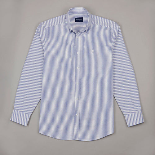 Oxford Shirt - Blue Stripe