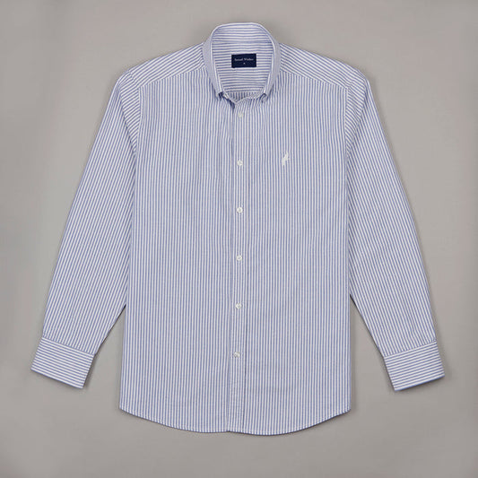 Oxford Shirt - Blue Stripe