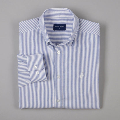 Oxford Shirt - Blue Stripe