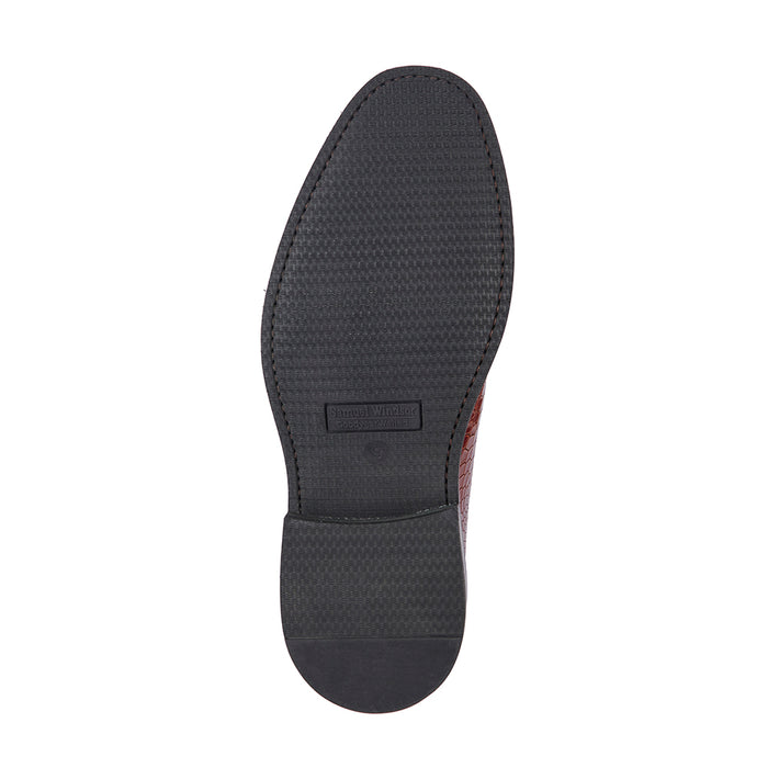 Oxford Shoe - Croc Brown