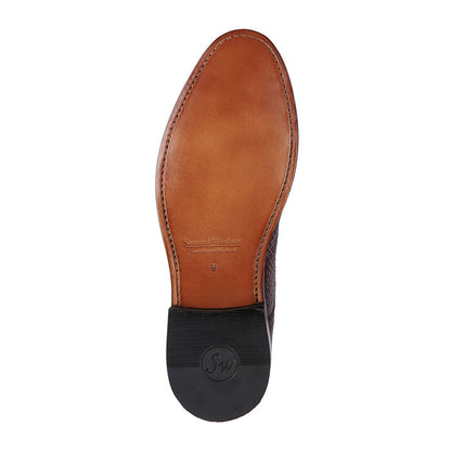 Oxford Shoe - Croc Burgundy