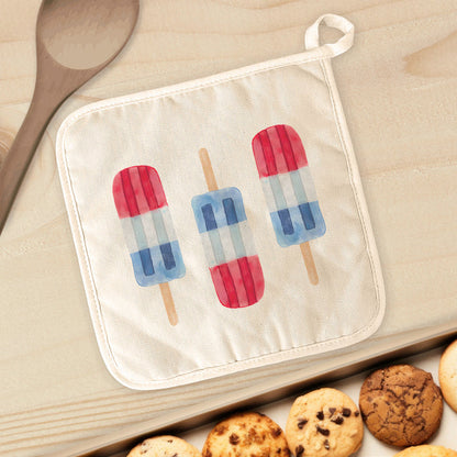 Patriotic Pops - Cotton Pot Holder