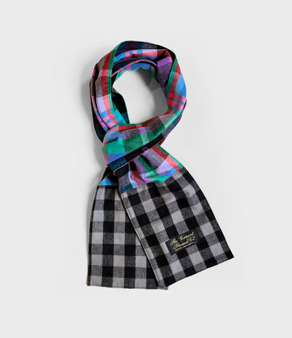 Pattern Block Scarf - Garden Island / Gray Buffalo