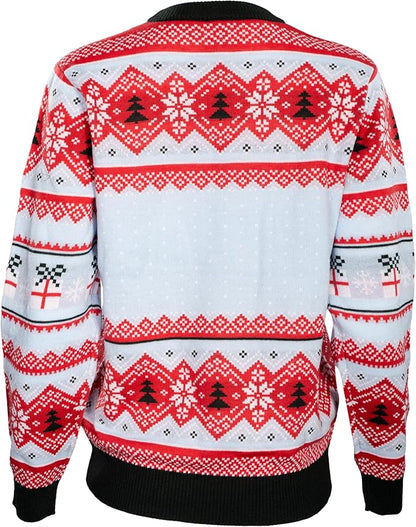 Peanuts House Snoopy and Woodstock All The Trimmings Adult Ugly Christmas Sweater - TVStoreOnline