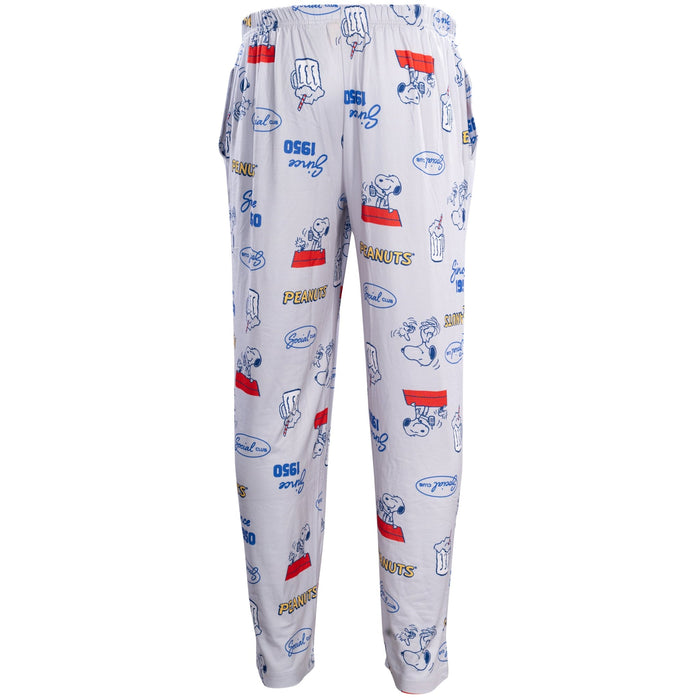 Peanuts Since 1950 Gray Adult Unisex Lounge Pants - TVStoreOnline