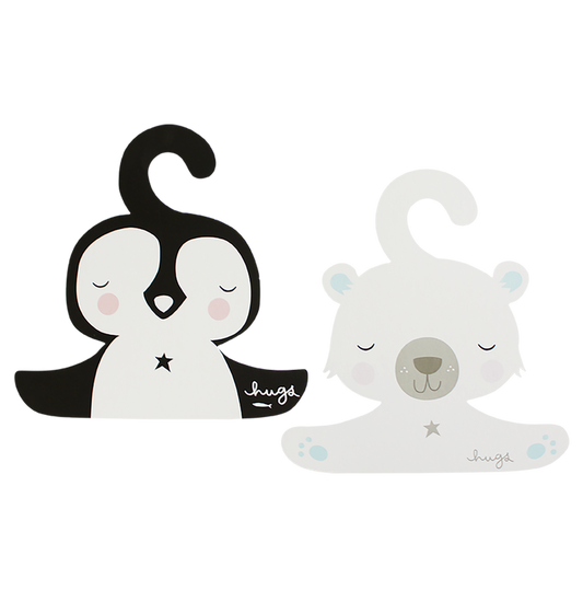 Penguin And Polar Coat Hanger