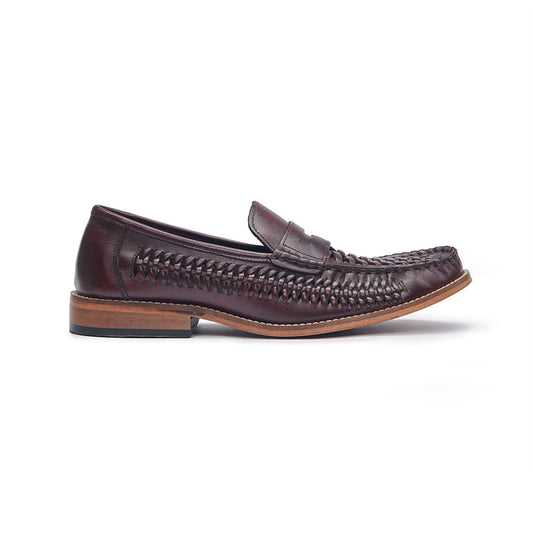 Penny Loafer - Basket Weave Oxblood