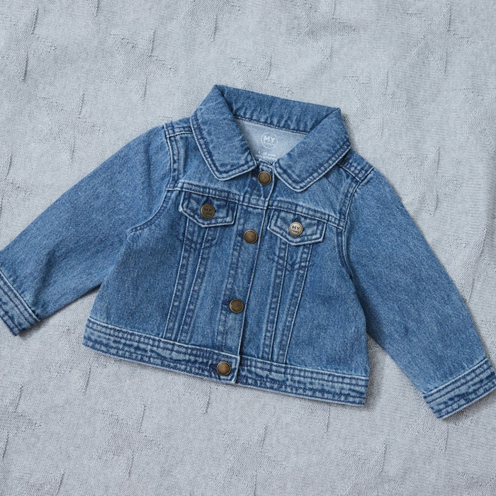 Personalised Blue Name Denim Jacket