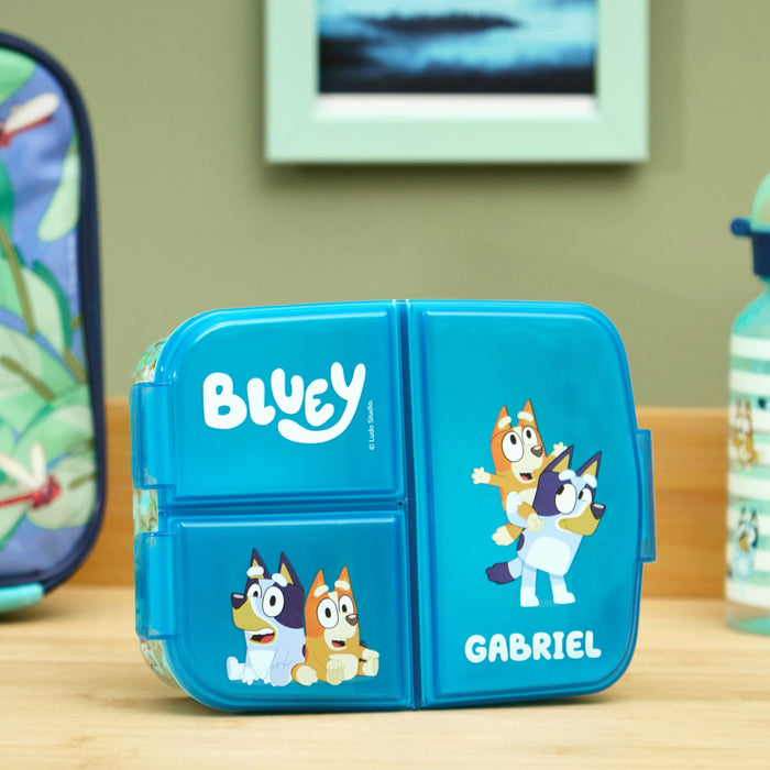 Personalised Bluey Multi-Compartment Sandwich Lunchbox