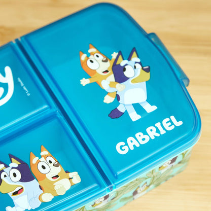 Personalised Bluey Multi-Compartment Sandwich Lunchbox