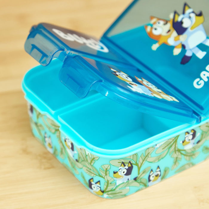Personalised Bluey Multi-Compartment Sandwich Lunchbox