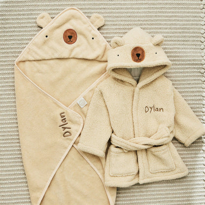 Personalised Borg Bear Splash and Snuggle Gift Set