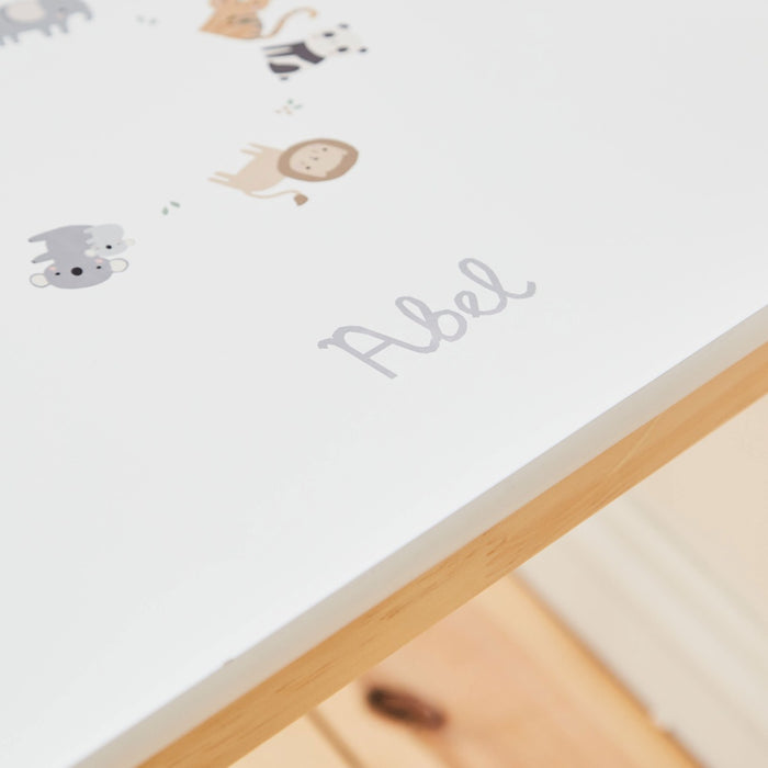 Personalised Born To Be Loved Safari Table