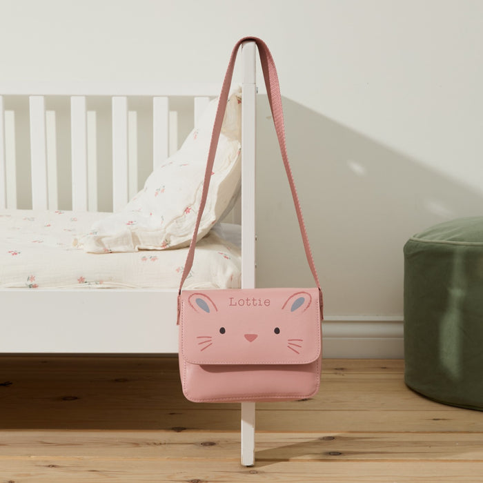 Personalised Bunny Pink Handbag