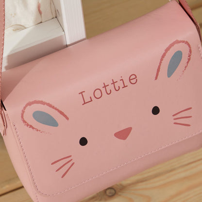 Personalised Bunny Pink Handbag
