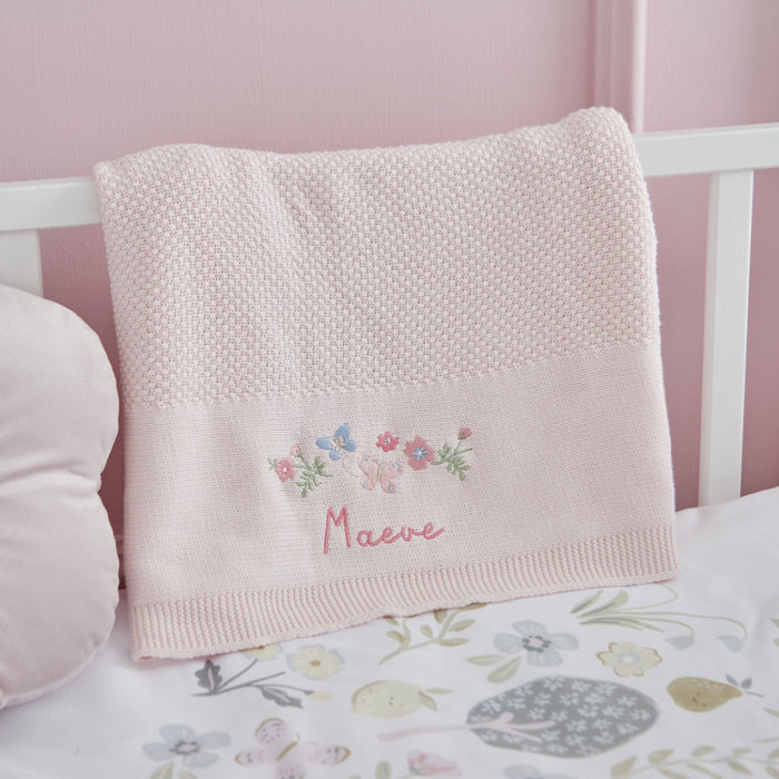 Personalised Butterfly Pink Shawl