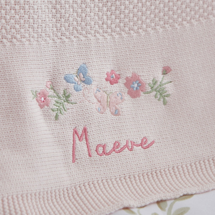 Personalised Butterfly Pink Shawl