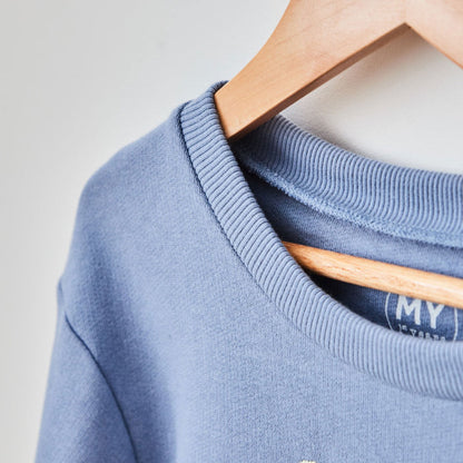 Personalised Car Design Blue Sweatshirt