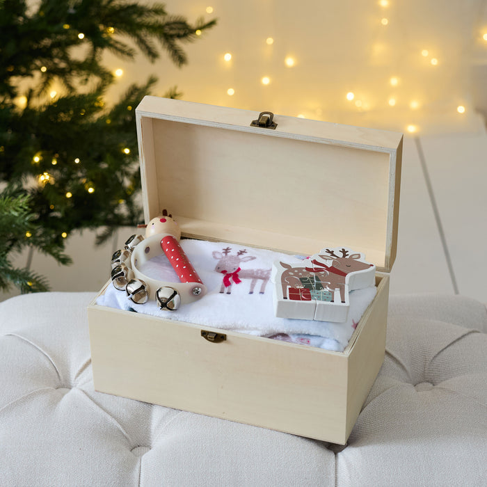 Personalised Christmas Eve Delivery Wooden Christmas Eve Box FSC®