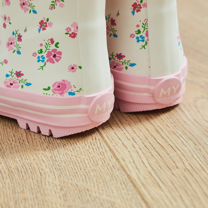 Personalised Ditsy Floral Welly Boots