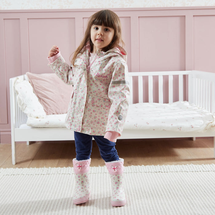Personalised Ditsy Floral Welly Boots