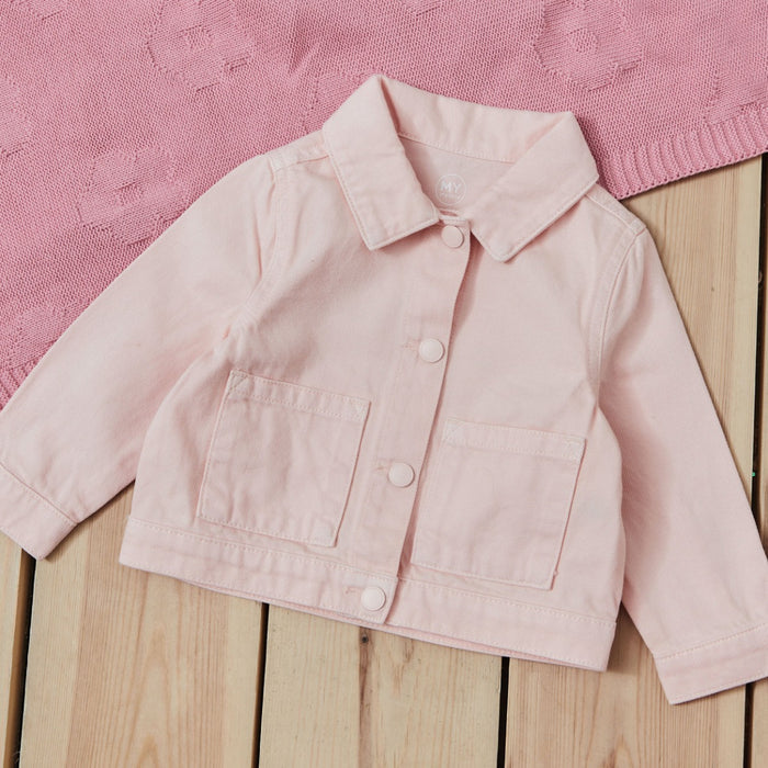 Personalised Flopsy™ Bunny Pink Denim Jacket