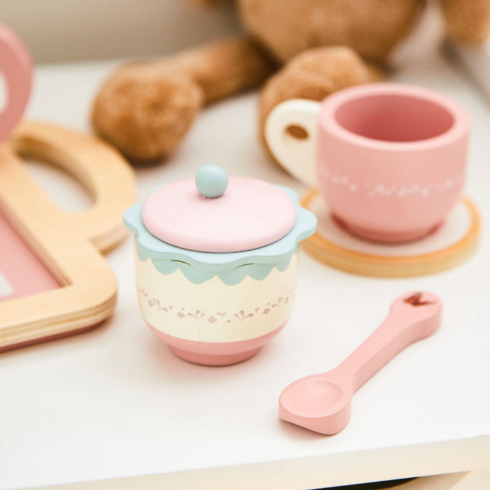 Personalised Flopsy Bunny Wooden Tea Set