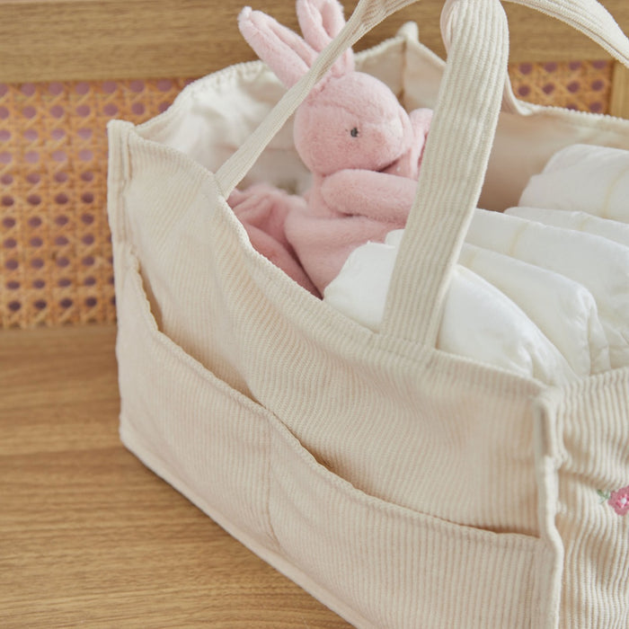 Personalised Garden Secrets Butterfly Ecru Nappy Caddy