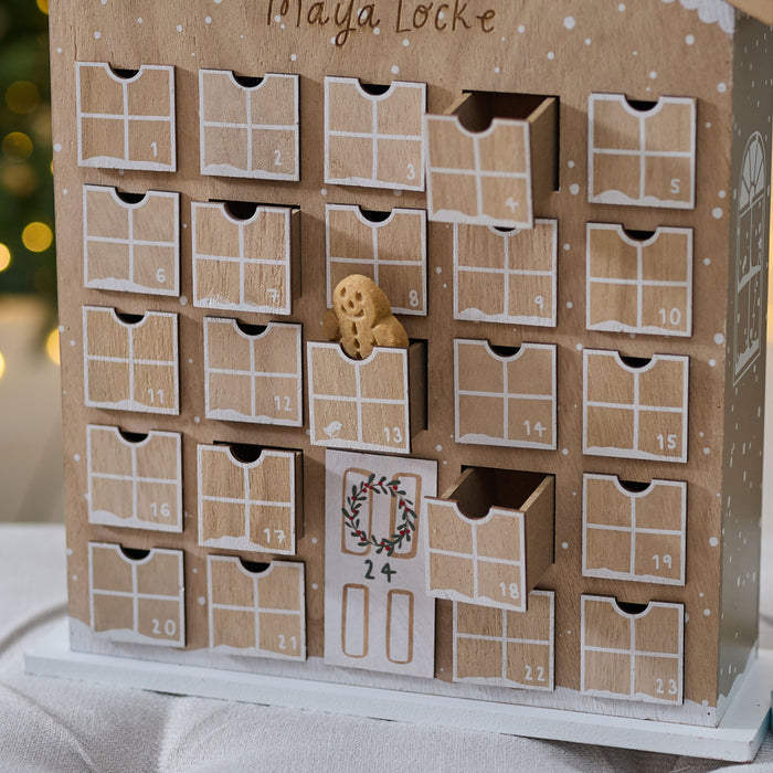 Personalised Gingerbread Advent House