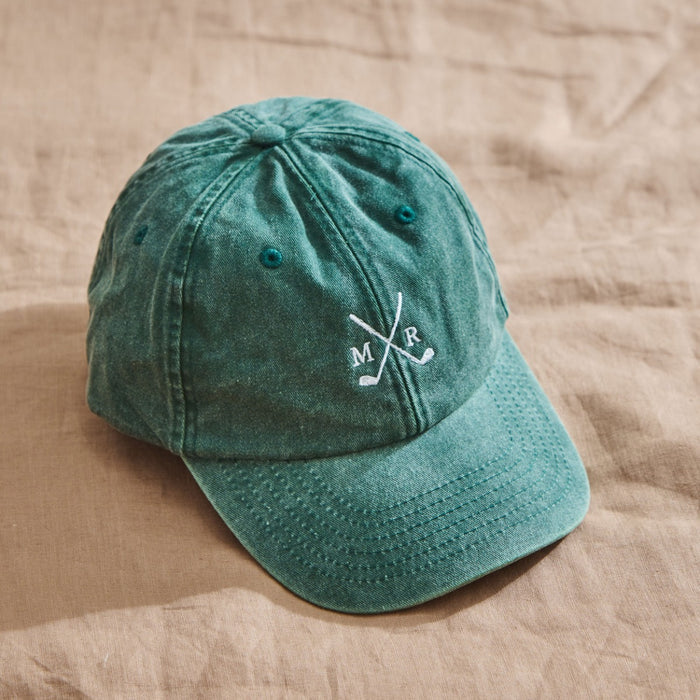 Personalised Golf Initial Green Cap