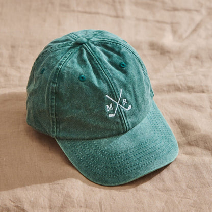 Personalised Golf Initial Green Cap