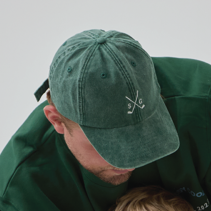 Personalised Golf Initial Green Cap