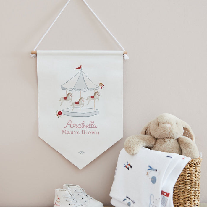 Personalised Horse Carousel Wall Hanging