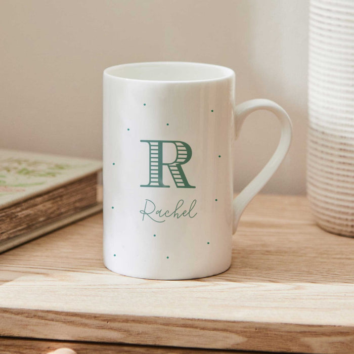 Personalised Initial or Number Tall Mug