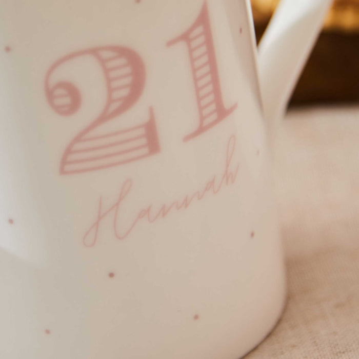 Personalised Initial or Number Tall Mug