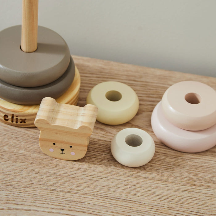 Personalised Jabadabado Neutral Bear Stacker